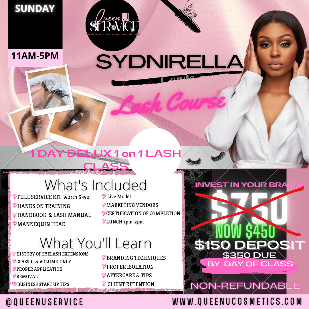 1 Day Delux 1 on 1 Lash Class