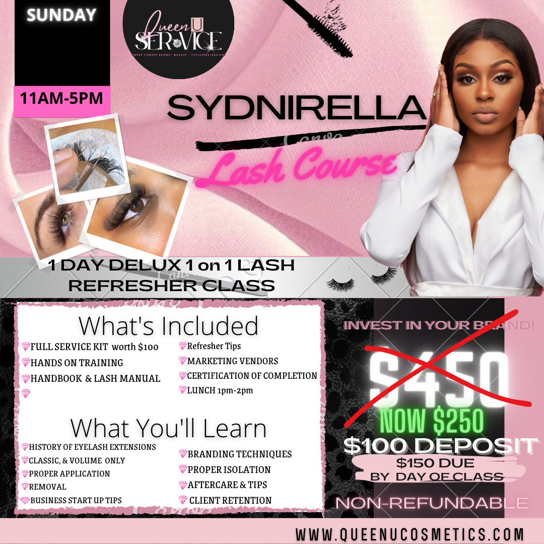 1 Day Deluxe 1 on 1 Lash Refresher Class