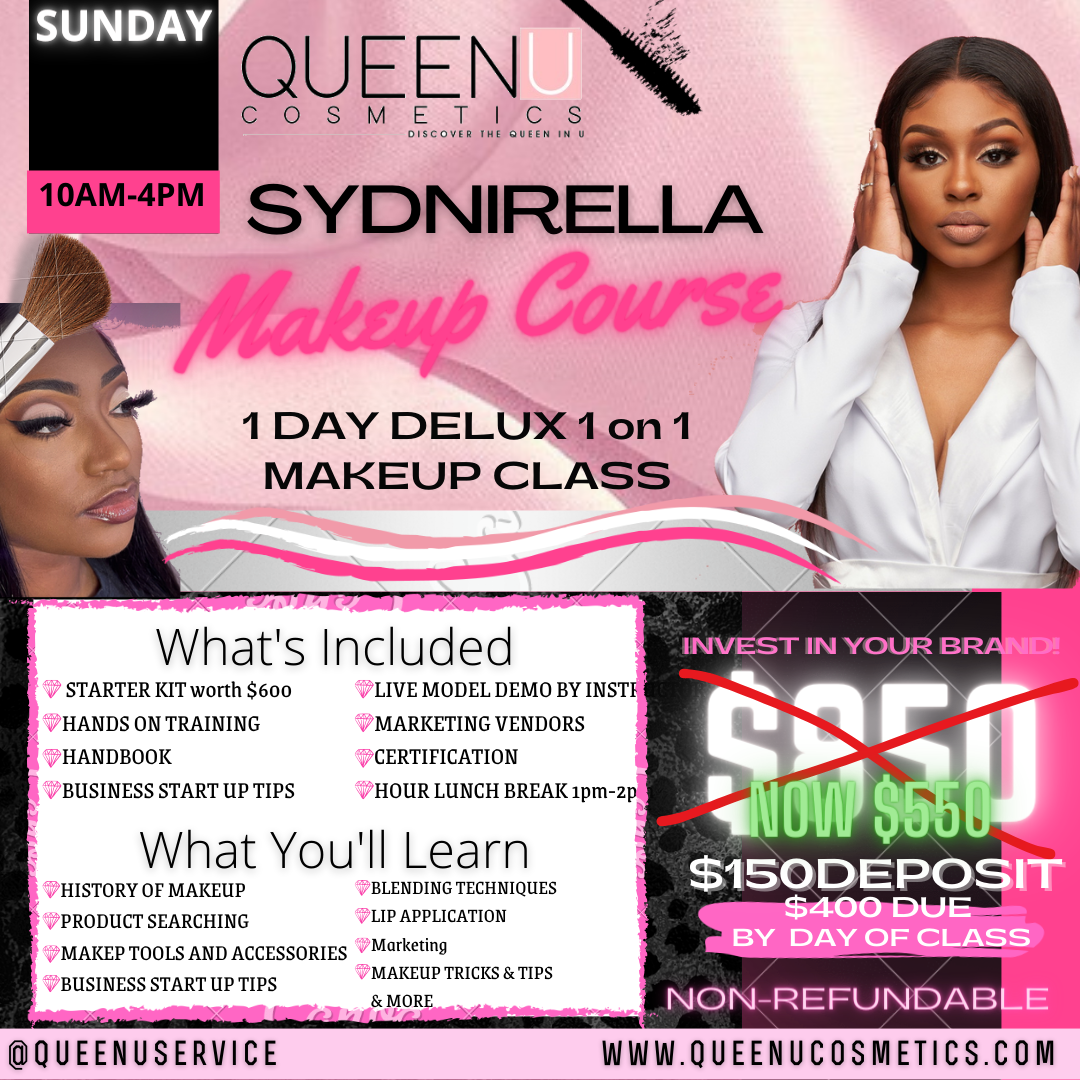 1 Day Deluxe 1 on 1 Makeup Class